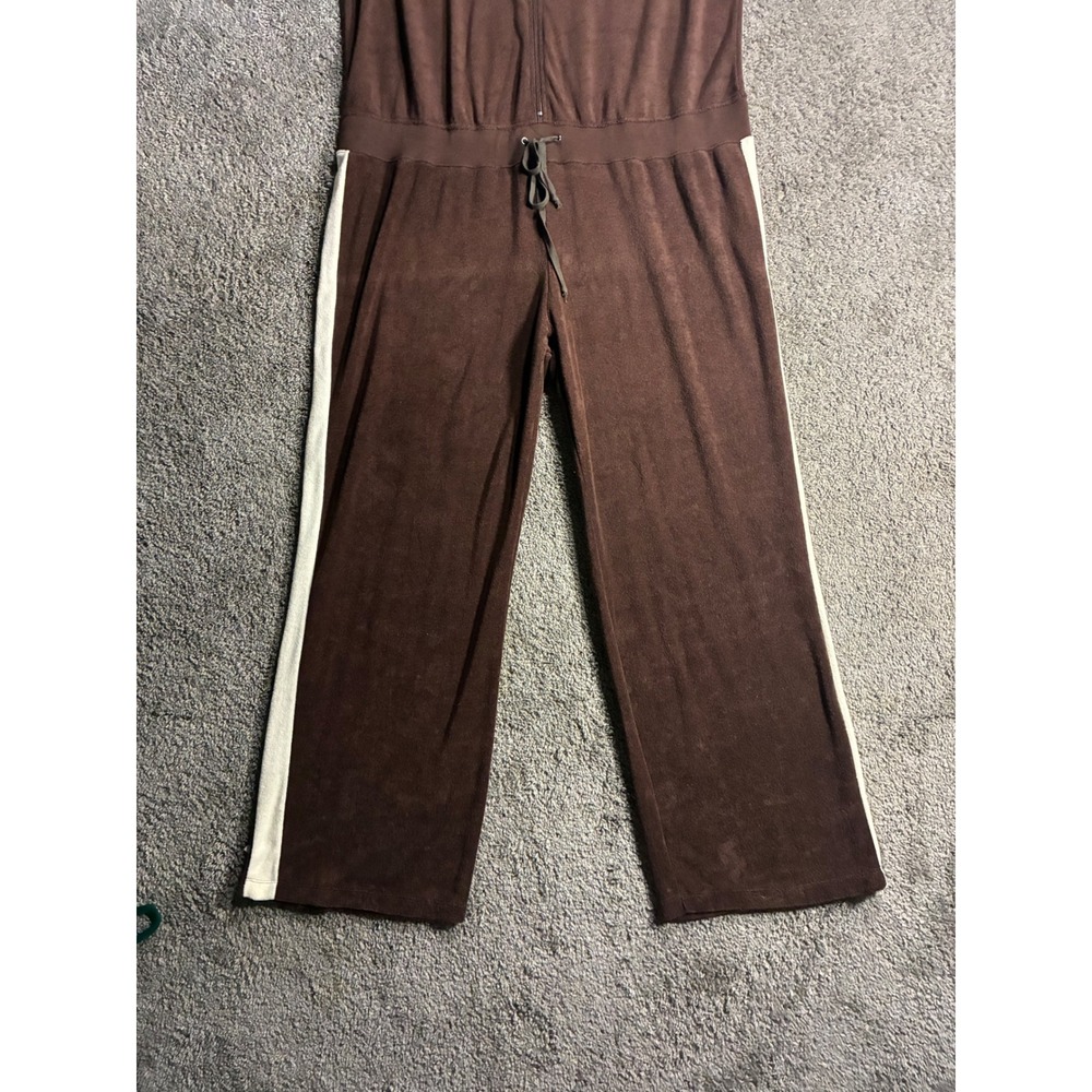Vintage Y2K Lane Bryant V Sport Terry Jumpsuit Size 22/24 NWT Plus Size Wide Leg - Picture 5 of 8